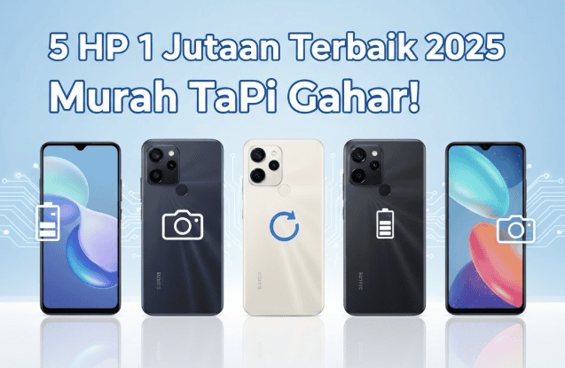 Rekomendasi Handphone 1 Jutaan 2025